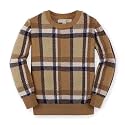 Hope &amp; Henry Boys' Long Sleeve Crew Neck Pullover Sweater