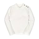 Hope &amp; Henry Kids' Peter Pan Mix Media Top | GOTS Certified Organic
