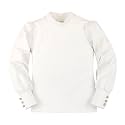 Hope &amp; Henry Kids' Peter Pan Mix Media Top | GOTS Certified Organic