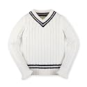 Hope &amp; Henry Girls Cable Front Pullover Sweater