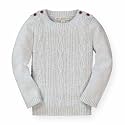 Hope &amp; Henry Girls Cable Front Pullover Sweater