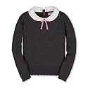 Hope &amp; Henry Girls' Cable Front Pullover Sweater