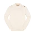 Hope &amp; Henry Girls Cable Front Pullover Sweater