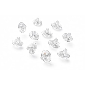 hopea earring back stopper 200 pcs  secure earring backs for studs earrings back stopper silicone earring back stopper earring safety backs amp ear lobe support