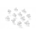 Hopea Earring Back Stopper (200 Pcs) – Secure Earring Backs for Studs, Earrings Back Stopper, Silicone Earring Back Stopper, Earring Safety Backs &amp; Ear Lobe Support