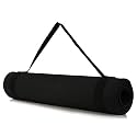 Yoga Mat with Carry Strap for Men Women and Kids | Extra Thick Exercise mat for Workout Yoga Fitness Pilates and Meditation, PVC and BPA Free, Non-Toxic