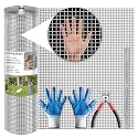 HOPERAN Hardware Cloth 1/2 Inch 36 x 50 ft, 19 Gauge Chicken Wire Fencing