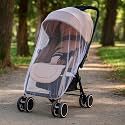 Hopop Universal Mosquito Net for Baby: White, Full Coverage, Elastic Edges, Fits Strollers, Bassinets, Car Seats, Cribs, Keeps Bugs Out