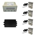 Hopper Scale Weighing Tank S Load Cell Sensor 1T 2T 3T 5T Kit with Junction Box and Indicator DY220 (4X1000KG)