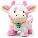 Hopping Walking Plush Cow Toy with Sounds