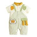 Hopscotch Baby Boys Stripes Print Short Sleeves