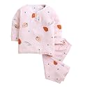 Hopscotch Baby Girls Viscose All Over Print Sleepwear Set in Pink Color