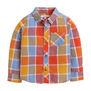 Hopscotch Boys Cotton Slim Fit Shirt