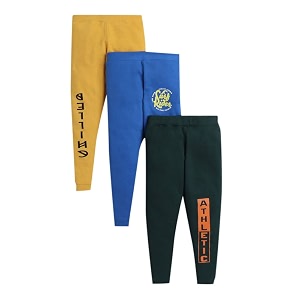 hopscotch boy39s regular fit trackpants- pack of 3