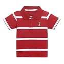 Hopscotch Boy's Cotton Regular Fit Stripe Print Polo T-Shirt