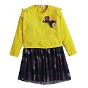 Hopscotch Girls Full-Sleeve Floral Print Mini Casual