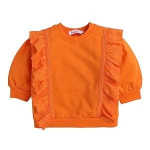 hopscotch girls cotton round neck sweatshirt