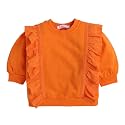 Hopscotch Girls Cotton Round Neck Sweatshirt