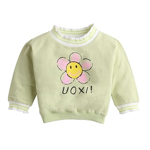 hopscotch girls cotton round neck sweatshirts