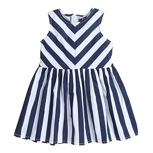 Hopscotch Girls Fit And Flare And Stripe
