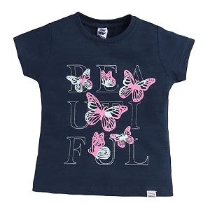 Hopscotch Girls Jersey Graphic Print T-Shirt in