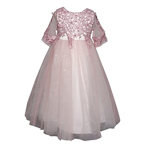 Hopscotch Girls Midi Length Cotton and Polyester