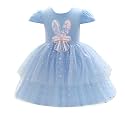 Hopscotch Girls Polyester Sequin Embellished Party Dress.