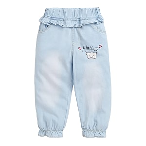 Hopscotch Girls Relaxed Fit Jeans