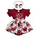 Hopscotch Girls Text Print Bodysuit with Headband
