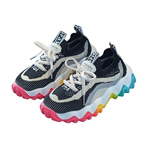 Hopscotch Unisex-Baby Mesh Lace Up Athletic Shoes