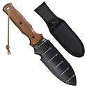 Hori Hori Garden Knife, Garden Tools Trowel with EDC Sheath, Gardening Tools for Weeding Digging Planting with 7" Stainless Steel Blade,Dual-Scale Measurement,Hanging Hole, Gifts for Women Mom Men Dad