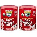 Horizon Organic Instant Dry Whole Milk Powder,30.6 oz,USDA Organic,Non-GMO,Shelf Stable,Great for Baking,Cooking,Beverages,Emergency Storage,Pantry Essential,(Pack of 2)