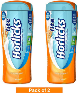 HORLICKS Lite 450g Jar PO2 2 x