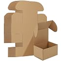 HORLIMER 40 Pack 7x5x4 Shipping Boxes, Brown Corrugated Cardboard Box for Mailing, Packaging, Small Business