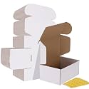 HORLIMER 9x6x4 Shipping Boxes Set of 30, White Corrugated Cardboard Mailer Box for Packing Small Business