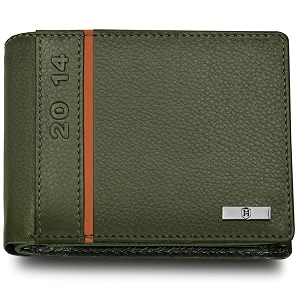 hornbull miller wallet for men  stylist mens wallet with rfid blocking  genuine leather olive nappa  gift for men