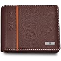 HORNBULL Miller Wallet | Stylish Mens Wallet with RFID Blocking | Genuine Leather Brown Nappa | Gift