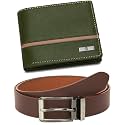 HORNBULL Denial Combo Gift Hamper for Men | Combo Wallet and Belt with RFID Blocking | Valentine's Day Gift for Men (BW45153),Blue