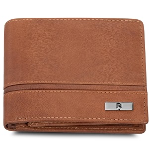 hornbull denial vintage cognac leather wallet for men  wallets men with rfid blocking  mens wallet