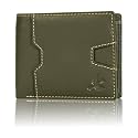 HORNBULL Edward Olive Leather Wallet for Men | Wallets Men with RFID Blocking | Mens Wallet