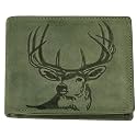 HORNBULL Richard Green RFID Blocking Leather Wallet for Men | 11 Card Slots Wallet