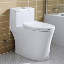 HOROW T0338W10 One Piece Toilet with ADA Chair Height 17.3", Dual Flush