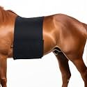 Foilswirl Horse Belly Guard Body Bandage Wrap 14 x 75 Inches Elastic Horse Protective Belly Guard Spur Mark Protector Cover Skin Protector for Anti Rub and Chafe Girth Protection