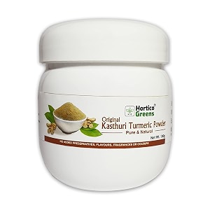 horticogreens natural haldi kasturi turmerickasturi manjalmuskwild amp white turmericjangli haldicurcuma aromatica powder  100 grams