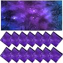 Hortsun 18 Pcs 4 x 2 Feet Fluorescent Light Covers Magnetic for Ceiling Lights Classroom Office Reducing Glare Harsh Flicker Light Filters for Classroom Office Home Hospital Decor(Milky Way)