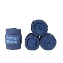 Horze Nest 10' Combination Polo Wraps (Set of Four) | Fleece and Elastic Horse Bandages