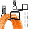 Hose Holder Stand Wall Mount, 2Pcs Heavy Duty Garden Hose Hanger Reel