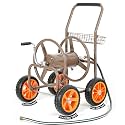 Hose Reel Cart, Garden Hose Cart with NO-FLAT Tires,Holds 250ft