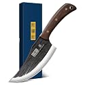 HOSHANHO 6" Viking Knife, High Carbon Steel Butcher Kitchen Chef Knife