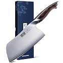 HOSHANHO 7'' Butcher Knife, Japanese Kitchen Heavy Duty Meat Cleaver Knife